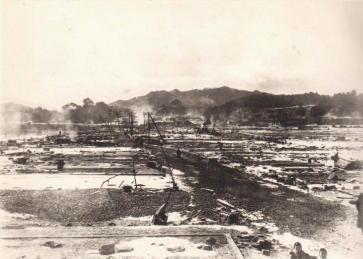 岩手県山田町田の浜（1933年津波被害）
