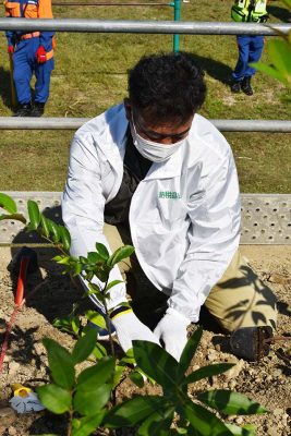 多奈川小学校「岬町いのちを守る植樹祭」2021年