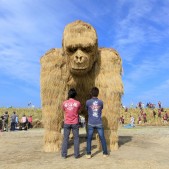 岩沼魂!?©NPO法人わらアートJAPAN