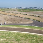 植樹前の盛り土 宮城県岩沼市千年希望の丘植樹祭2014