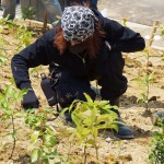 #SUGIZO さんです。 宮城県岩沼市千年希望の丘植樹祭2014