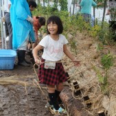 笑顔で縄張り