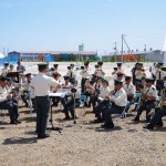 陸上自衛隊東北方面音楽隊の皆さまも盛り上げてくれました 宮城県岩沼市千年希望の丘植樹祭2015