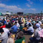 全国から6000人のボランティアが集まってくれました 宮城県岩沼市千年希望の丘植樹祭2015